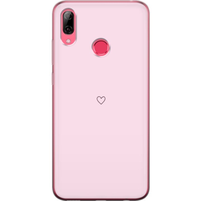 Mobile case for Huawei Y7 (2019) with Heart design