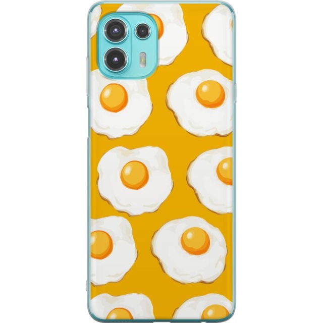 Mobile case for Motorola Edge 20 Lite with Fried egg design