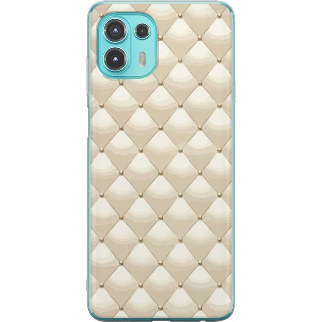Mobile case for Motorola Edge 20 Lite with Gold shine design