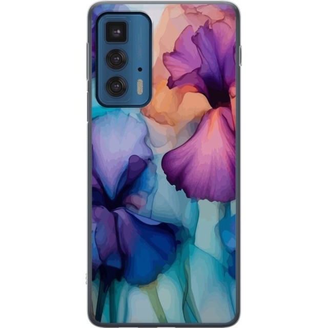Mobile case for Motorola Edge 20 Pro with Magical flowers design