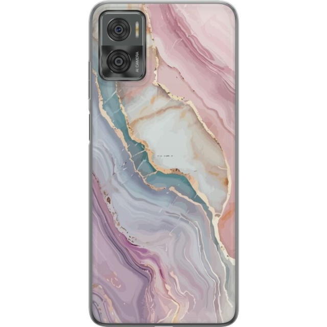 Mobile case for Motorola Moto E22i with Marble design