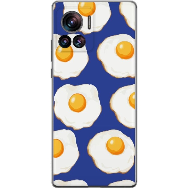 Mobile case for Motorola Edge 30 Ultra with Fried eggs design