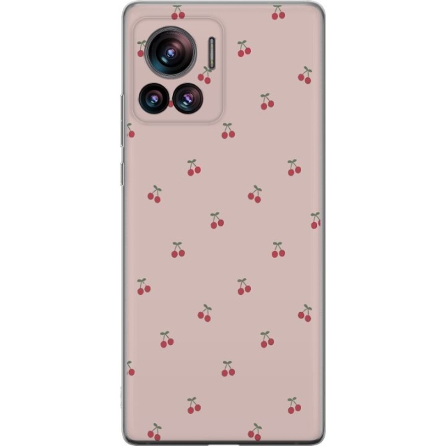 Mobile case for Motorola Edge 30 Ultra with Cherry design