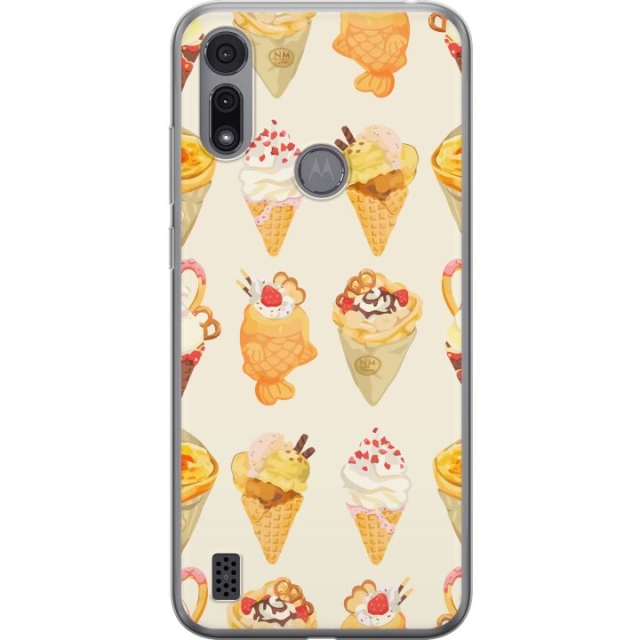 Mobile case for Motorola Moto E6i with Glassy design