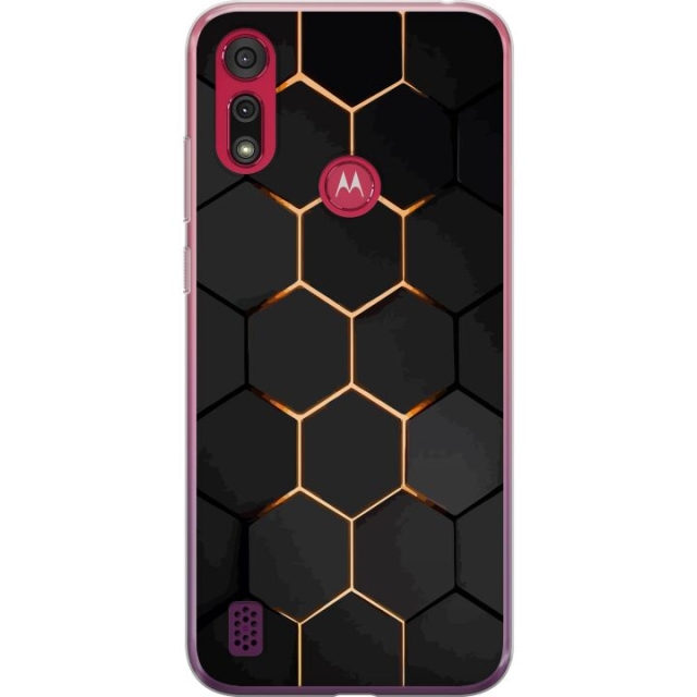 Mobile case for Motorola Moto E6s (2020) with Luxurious Pattern design