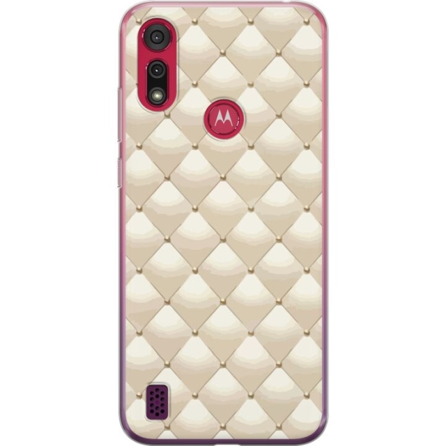 Mobile case for Motorola Moto E6s (2020) with Gold shine design