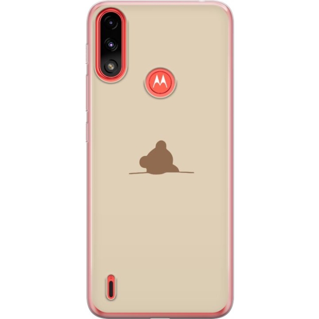 Mobile case for Motorola Moto E7 Power with Nalle design