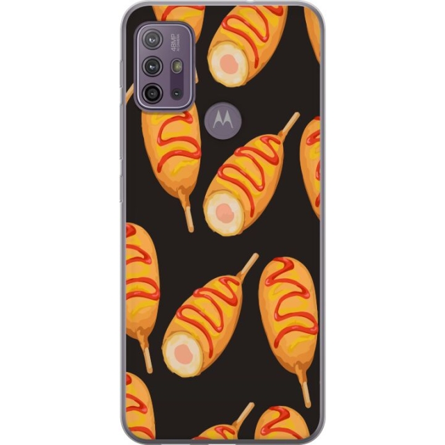 Mobile case for Motorola Moto G10 with Chicken drumstick design