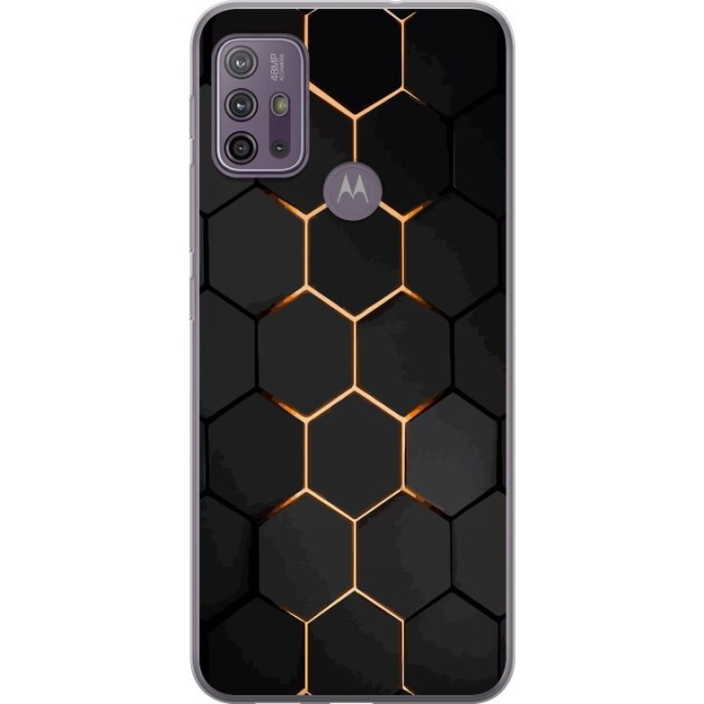 Mobile case for Motorola Moto G10 with Luxurious Pattern design