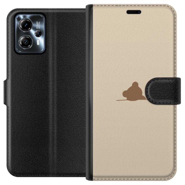 Wallet case for Motorola Moto G13 with Nalle design