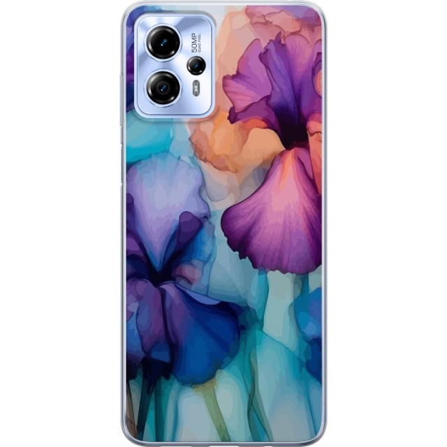 Mobile case for Motorola Moto G13 with Magical flowers design
