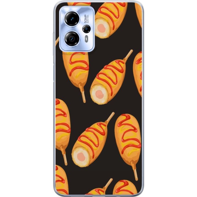 Mobile case for Motorola Moto G13 with Chicken drumstick design