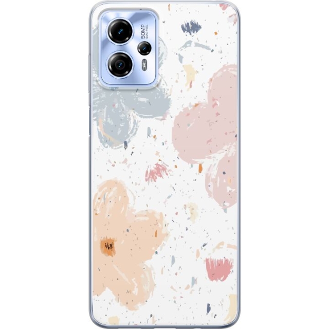 Mobile case for Motorola Moto G13 with Flowers design