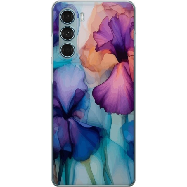 Mobile case for Motorola Moto G200 5G with Magical flowers design