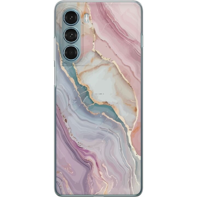Mobile case for Motorola Moto G200 5G with Marble design