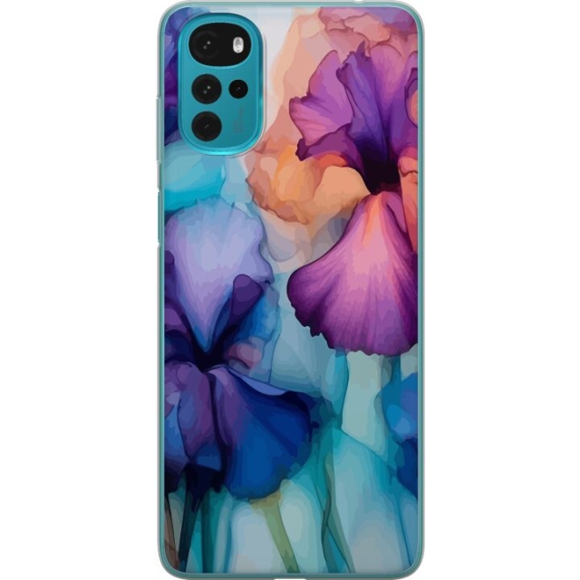 Mobile case for Motorola Moto G22 with Magical flowers design