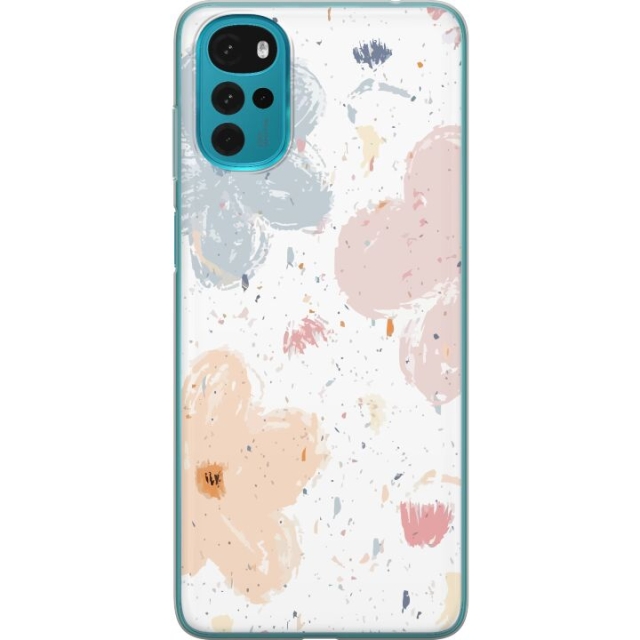 Mobile case for Motorola Moto G22 with Flowers design