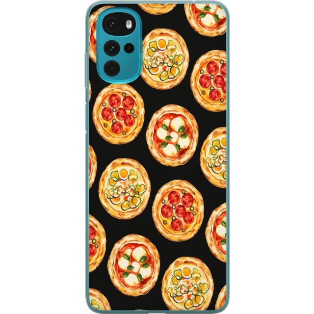 Mobile case for Motorola Moto G22 with Pizza design