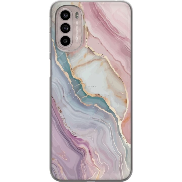 Mobile case for Motorola Moto G41 with Marble design