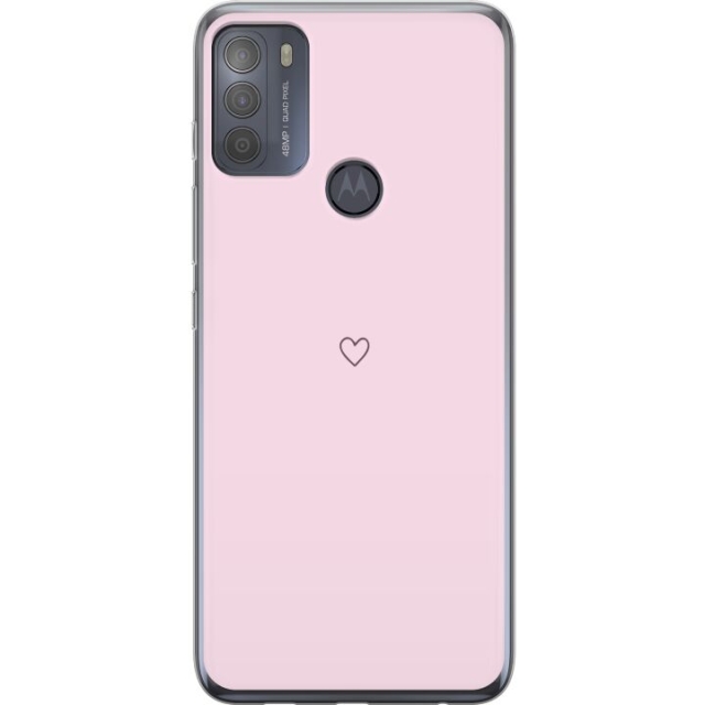 Mobile case for Motorola Moto G50 with Heart design