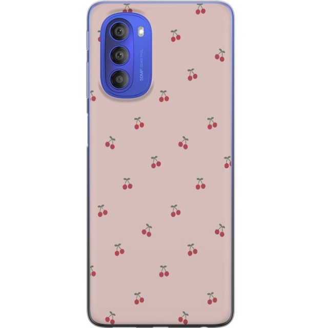 Mobile case for Motorola Moto G51 5G with Cherry design