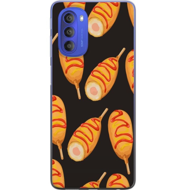 Mobile case for Motorola Moto G51 5G with Chicken drumstick design