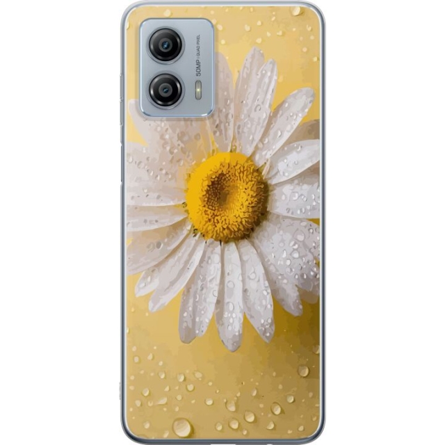 Mobile case for Motorola Moto G53 with Porslinsblomma design