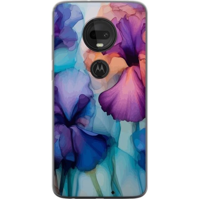 Mobile case for Motorola Moto G7  with Magical flowers design