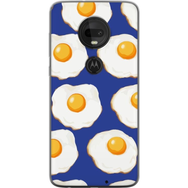 Mobile case for Motorola Moto G7  with Fried eggs design