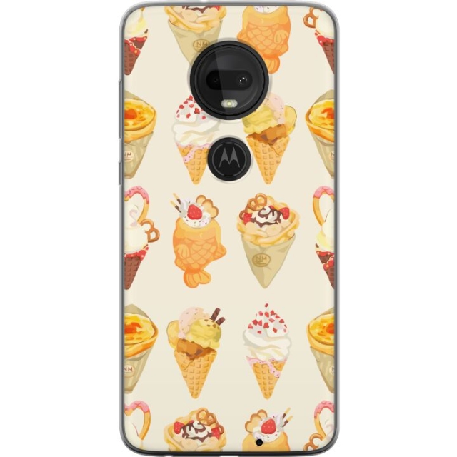 Mobile case for Motorola Moto G7  with Glassy design