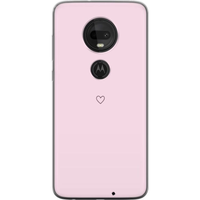 Mobile case for Motorola Moto G7  with Heart design