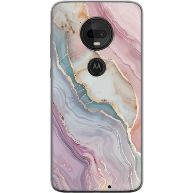 Mobile case for Motorola Moto G7  with Marble design
