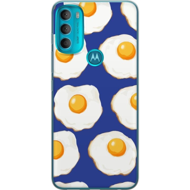 Mobile case for Motorola Moto G71 5G with Fried eggs design
