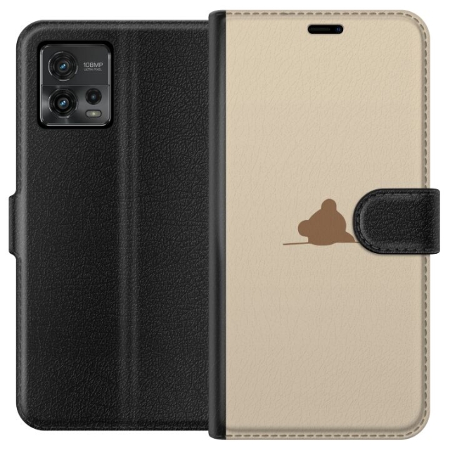 Wallet case for Motorola Moto G72 with Nalle design
