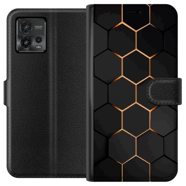 Wallet case for Motorola Moto G72 with Luxurious Pattern design