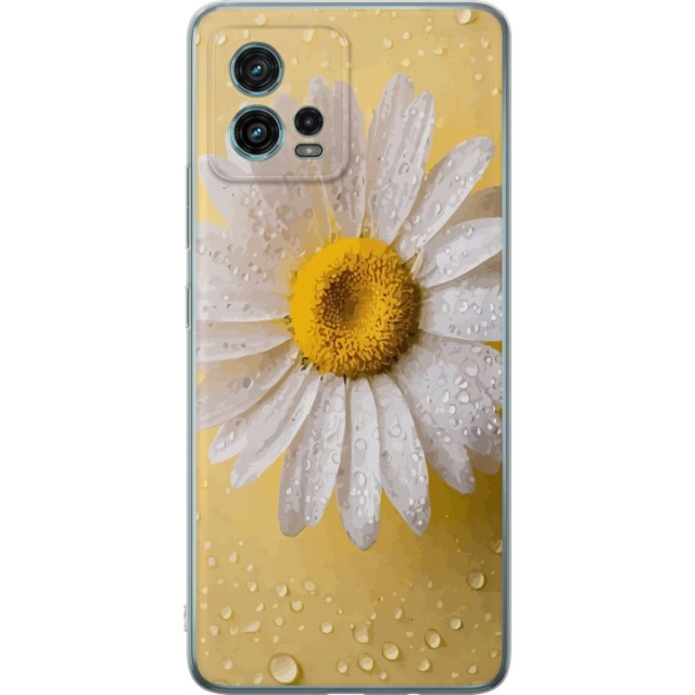 Mobile case for Motorola Moto G72 with Porslinsblomma design