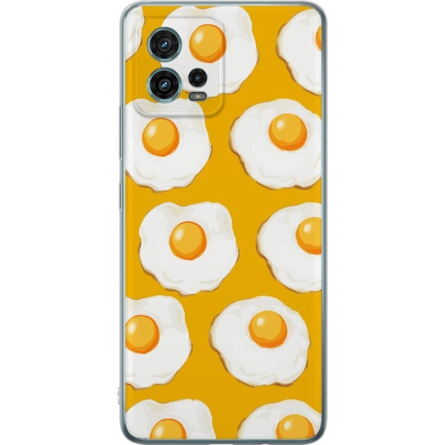 Mobile case for Motorola Moto G72 with Fried egg design