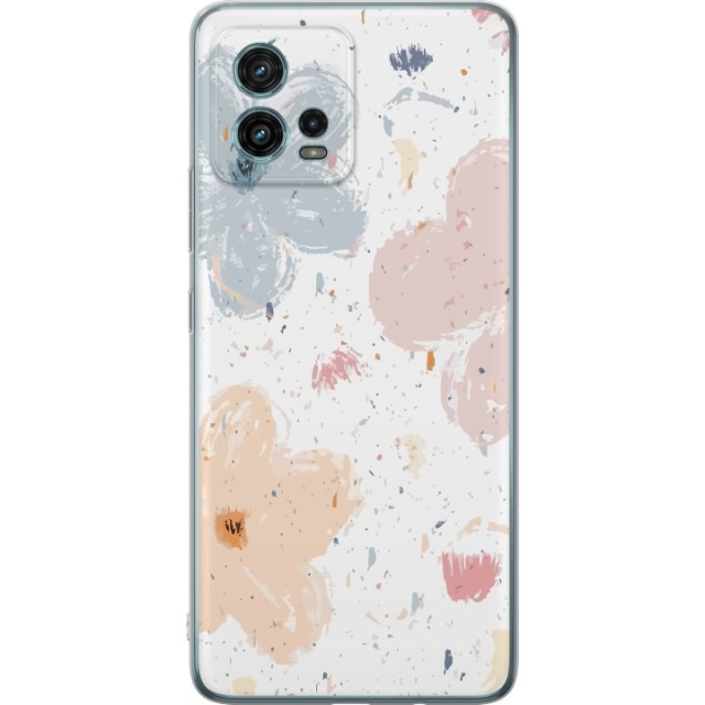 Mobile case for Motorola Moto G72 with Flowers design