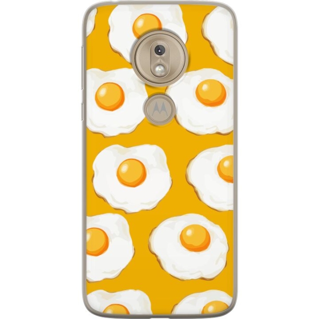 Mobile case for Motorola Moto G7 Play with Fried egg design