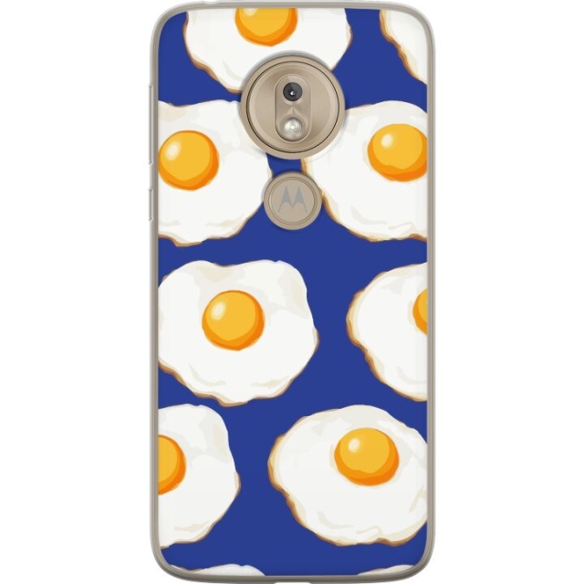 Mobile case for Motorola Moto G7 Play with Fried eggs design