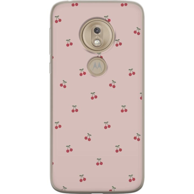Mobile case for Motorola Moto G7 Play with Cherry design