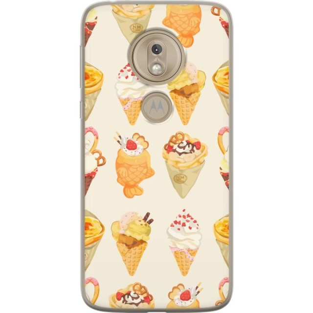 Mobile case for Motorola Moto G7 Play with Glassy design