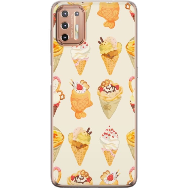 Mobile case for Motorola Moto G9 Plus with Glassy design