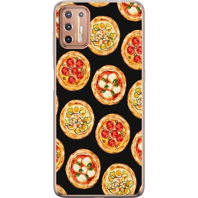 Mobile case for Motorola Moto G9 Plus with Pizza design