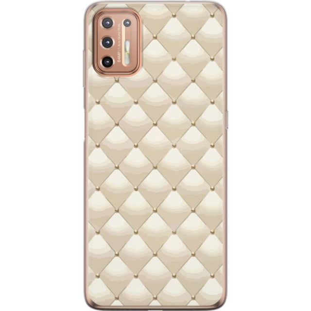 Mobile case for Motorola Moto G9 Plus with Gold shine design