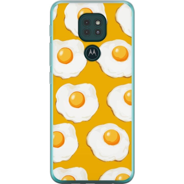 Mobile case for Motorola Moto G9 Play with Fried egg design