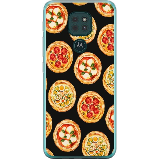 Mobile case for Motorola Moto G9 Play with Pizza design