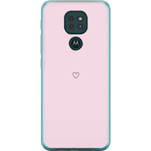 Mobile case for Motorola Moto G9 Play with Heart design