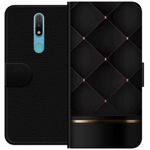 Wallet case for Nokia 2.4 with Luxury line design