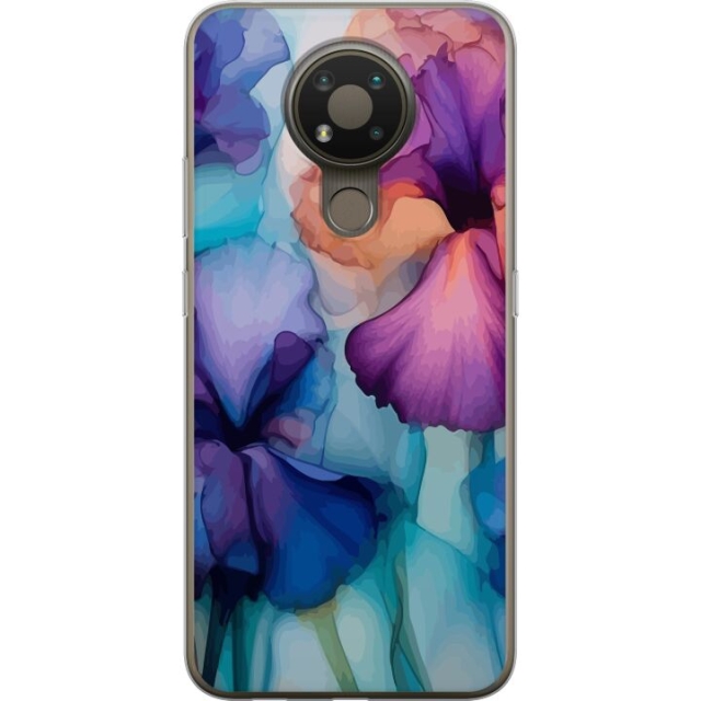 Mobile case for Nokia 3.4 with Magical flowers design